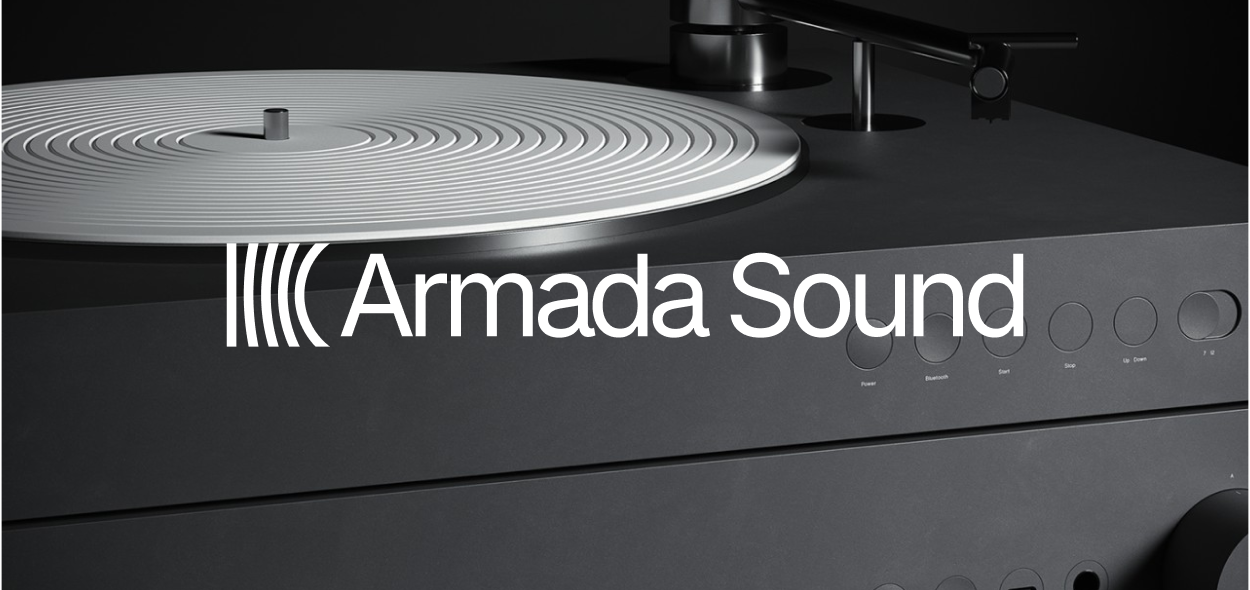 Anders brand wordmark in white placed on top of an image of a modern interior design.